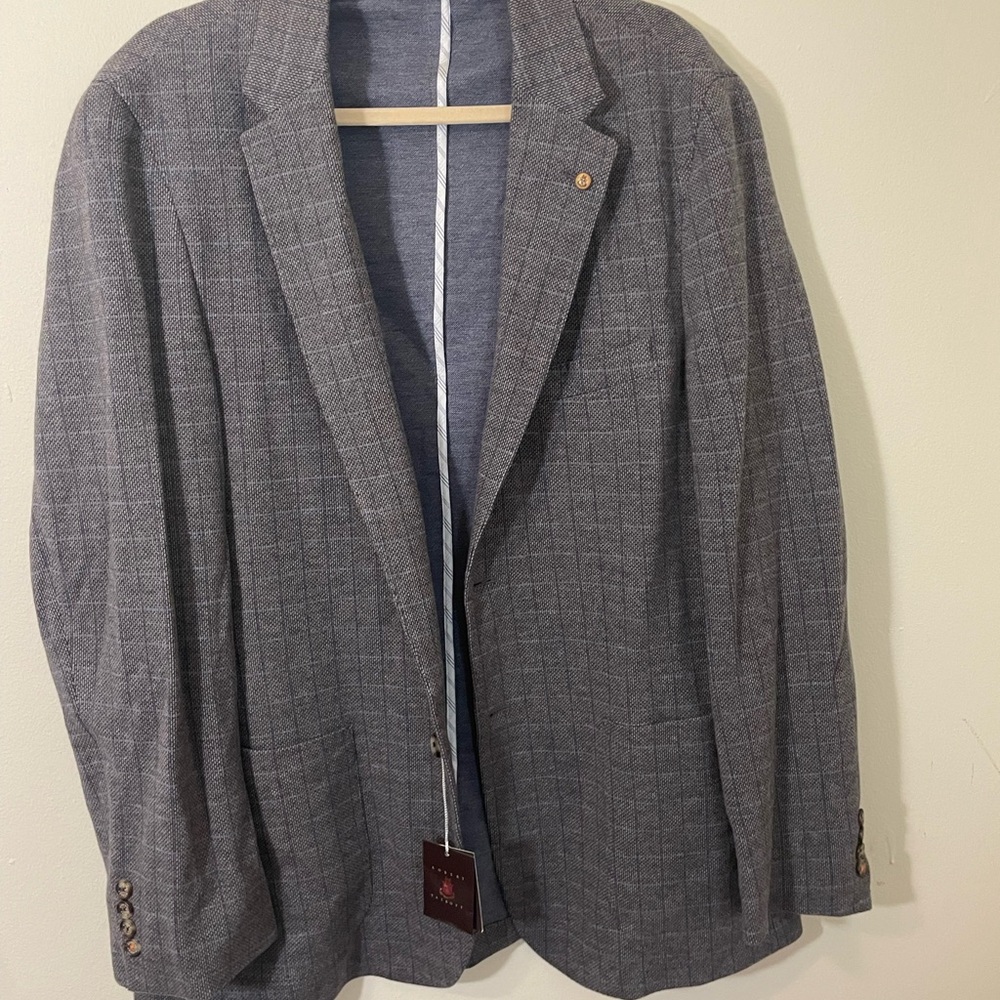Robert Talbott Gray Sport Coat with Notched Lapel